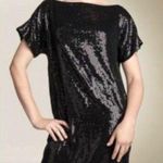 Robert Rodriguez Robert Rodriquez Sequined Mini Shift Cocktail Dress Size 4 in Black Photo 1