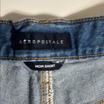 Aeropostale Blue Jean Mom Shorts Frayed Hem Size 14 Photo 3