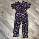 ASOS Uttam Boutique Floral Jumpsuit Blue Multi Large Photo 7