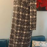 Mud Pie  Black White Geo Print Dress ~ Size S Small Liquid Knit Photo 1