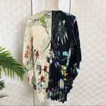 Etro Accordion Black And Beige Caftan Floral blouse Size undefined Photo 7