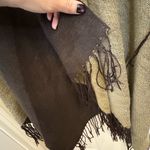 Brown Boho Fringe Poncho Wrap Cape Shawl Layering Piece Festival Style OS Size undefined Photo 4