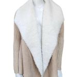 Faded Glory  Faux Suede, Sherpa, & Ribbed Sweater Jacket (M) Photo 1