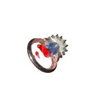 Ring / Avon / Princess Majestic / Blue Sapphire / Faux / Cocktail / Vintage Photo 3