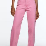 ZARA  Pink Women's Jeans Photo 0