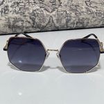 Marc Jacobs NEW Gold Frame Oversized Sunglasses Gradient Lens Photo 0