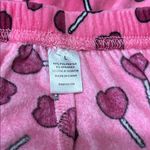 Valentine’s Day Heart Lollipop Print Lounge Shorts, Juniors, Large Pink Photo 1