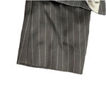 Giorgio Armani  Grey Pinstripe Suit Skirt Womens Grey Virgin Wool Sz 42 38 US 6 Photo 7