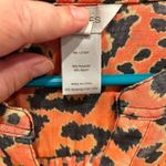 Multiples  Women Leopard Ombre Gradient Button Down Long Sleeve Shirt Top Size L Photo 6