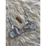 SKIMS Cotton Jersey T-shirt Bra Light Heather Grey Size 30D Photo 2