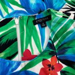 Etcetera  Tropic Floral Printed Sheath Dress Sleeveless Multi Color Size 2 Photo 6