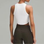 Lululemon athletica Hold Tight Cropped Tank White-Size 0,2,4? Photo 6