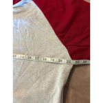 Nike  Quarter Zip Pullover Sweatshirt Size Medium Gray Pink Just Do It Athlesiure Photo 6