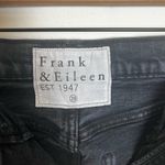 Frank & Eileen - Monaghan Fray Hem Denim Jeans Italian Vintage Mom Jean Black Photo 5