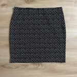 Loft Women's Black White Medium Patterned Pencil Skirt Career Work Office Photo 7