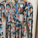 CARA CARA Loretta Dress Geo Dew Moss Size XXS Photo 3