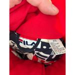FILA Vintage  Jacket XXL Red Black Nylon Puffer Coat Winter‎ Sportswear Photo 3