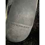 Burberry  Brown Leather Canvas Nova Check Three Buckle Ballet Flats Shoes 9.5 Photo 9