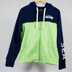 Fanatics Seattle Seahawks Women's Color Block Full-Zip Hoodie XSmall Photo 0