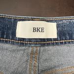 BKE  Parker Denim Jean Shorts Blue Raw‎ Hem Stretch Medium Wash Women’s Size 28 Photo 6