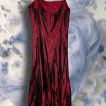 Alex Evenings  Burgundy duchess Taffeta Sleeveless Fit & Flare Midi ball gown Photo 1