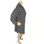 Loft Ann Taylor  Geometric Floral Shirt Dress Pink Gray Long Sleeve Women’s XS/S Photo 5