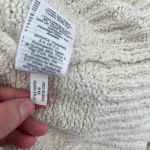 Madewell Montford Fringe Pullover Sweater, Pearl Ivory, Size L, Women’s Cropped Photo 10