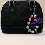 ๐ Handmade Halloween Beaded Keychain Charm ๐ป Purple Photo 2