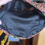 ZARA  Black Pink Green Floral Corset Crop Top Size Small Photo 9