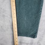 American Eagle Corduroy Green Mom Straight Jean Pants Size 4 Photo 5