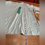 Orvis NWT Scoop Neck Pima Cotton Elbow Sleeve Top Sz XL 25β p2p Photo 6