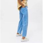 Urban Outfitters BDG Waist size 29 High and Wide flare blue corduroy pants NWT Photo 2