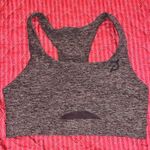Peloton Sports Bra Womens Medium Brown Heathered Workout Gym Athletic Racer Back Photo 0