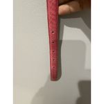 L&B LB Belt Company Pink Genuine Snake Leather Golf Belt Sz M 38" Concho Stud Gold Photo 5