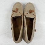 Soul of Africa Suede Leather Wedge Mocassin Loafers Taupe Brown Size‎ 10 US Photo 8