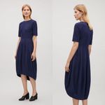 COS Navy Blue Dress Cocoon Skirt Womens Size 34 / US XS Photo 1