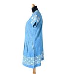 Madewell Chambray Sunstitch Tunic Dress Blue White Embroidered XS
Style A4752 Photo 4