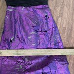 Vtg Y2K Alyce Designs Beaded Purple Mermaid Gown Goth Dark Fairy Prom Dress 0 Photo 6