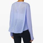 Lululemon Lavender No Inhibitions Long Sleeve Shirt Photo 1
