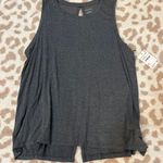 Halogen Gray Flowy Tank Top Photo 0