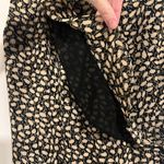 Vintage ditsy floral fully lined wrap style short sleeve midi feminine dreas M Black Size M Photo 5