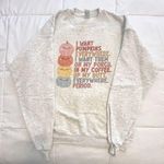 Hanes Graphic Pumpkin Print Women's Sweatshirt Size M. NWOT Photo 0