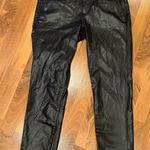 Kut From The Kloth faux leather ankle straight leg Reese size 8L Photo 0