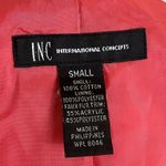 INC International Concepts Women's Coat Small Hot Pink Lined Full Zipper Pocket Photo 9