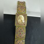 Heidi Daus “Once Upon A Time” Square Art Deco Watch Gold Photo 1