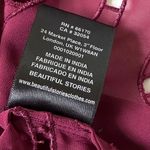 Beautiful Stories Anthropologie Burgundy Cardigan Women Top One Size | 17 Photo 1