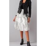 FRNCH  Paris Evaleen Sequin Tiered Midi Skirt Sz. S Photo 2