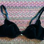 VTG DARK GREEN VELVET PUSH UP BRA Size undefined Photo 4