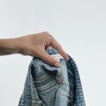 Honey Punch Denim Distressed Mini Skirt Size Small Photo 2