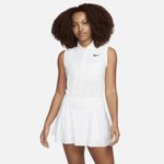 Nike NWT  Women's Victory Dri-FIT Sleeveless Golf Polo in White Photo 1